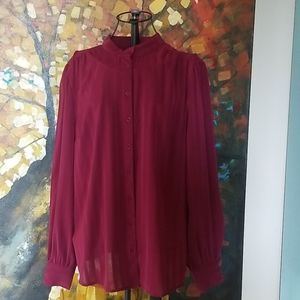 Maroon blouse
